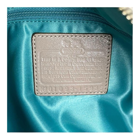 Coach Madison Embossed Op Art Sophia Satchel Shoulder Bag – Metallic C Print - Picture 10 of 11